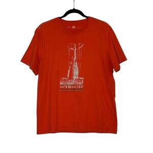 Banana Republic orange whale graphic short sleeves t shirt size medium